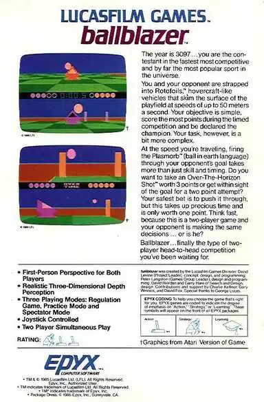 Image n° 3 - screenshots  : Ballblazer